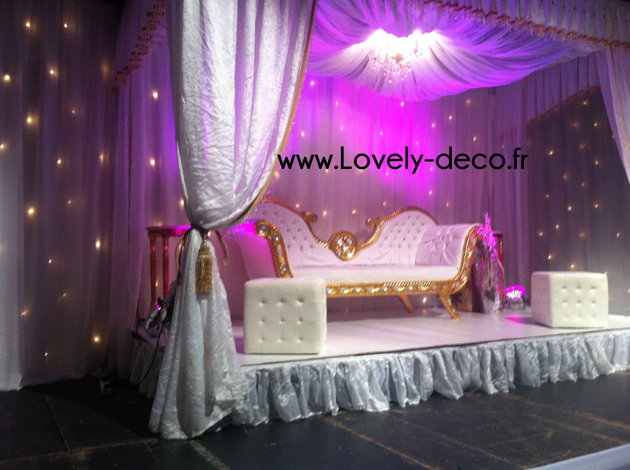 decoration mariage orientale, bollywood, 1001 nuits...